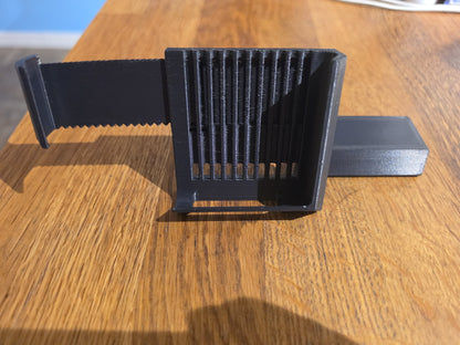 Fisker Ocean Phone Holder mounted on the LEFT side of driver's display.